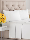 New ListingLuxury Queen Size 4-Piece Sheet Set: Comfy, Cooling, and Wrinkle-Free - White