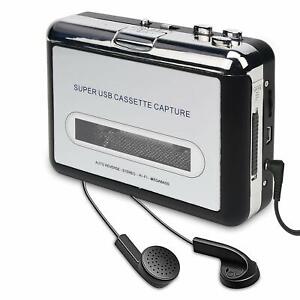 Cassette Player-Cassette Tape to MP3 CD Converter- Powered by Battery or USB
