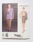 Vogue Pattern 1436 Anne Klein II New York Jacket Skirt Sizes 6 8 10 Uncut 1994