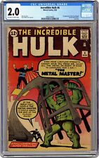 Incredible Hulk #6 CGC 2.0 1963 3956576003