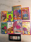 Barney Lot Of 9 Vhs Tapes*Good Condition*GREAT For Kids*Speedy Secure Shipping