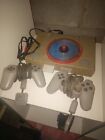 Official Sony PlayStation 1 PS1 Console Complete w  2 Controllers 3 old games
