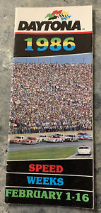1986 Daytona 500 Ticket Brochure