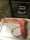 Used Fancy Pistol Belt And Holster Cowboy Rig
