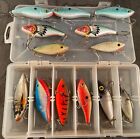 Lot of 13 Frenzy Fishing Lures w/ Case