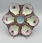 New ListingAntique Limoges Oyster Plate Porcelain 6 Well Decorated Nautical Shells Shrimp