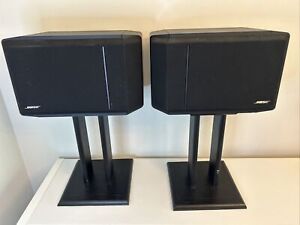 Bose 301 Series IV Reflecting Speakers L&R Pair With Stands Tested/Working NICE!