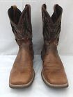 Men's Ariat Brown Leather Cowboy Boots Style No. 10031446 Size 10.5 D