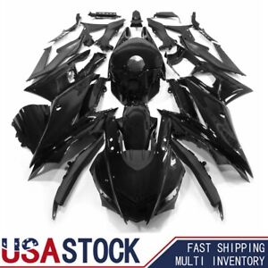 Glossy Black Fairing Kit For Yamaha YZF R3 / R25 2019-2021 ABS Bodywork Frame (For: 2020 YZF R3)