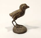 Quail Chick Signed Bronze Sculpture Small 2.5
