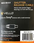 Vello 2.5mm Remote Shutter Release Cable for Select Sony Cameras with Multi-Term