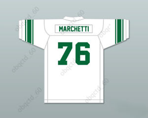 New ListingCUSTOM Gino Marchetti 76 San Francisco Dons White Football Jersey Stitched S-6XL