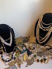 Vintage estate jewelry lot, wear, Repair,  Craft, With Jewelry Boxes
