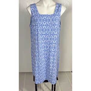 Fresh Produce Size XL Dress Sleeveless Cotton Blue