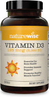 Vitamin D3 5000Iu (125 Mcg) Healthy Muscle Function, and Immune Support, Non-Gmo