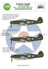 1/48 ASK Decals #48027 P-40B Warhawk Pearl Harbor Defenders Pt.1