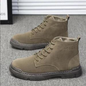 New Fashion Men's Casual Shoes canvas Boots Soft High Top cotton Driving Shoes
