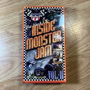BEST OF INSIDE MONSTER JAM VIDEO VOLUME 2 VHS SEALED