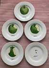 New ListingLimoges Dessert Plates Apple Design-each plate different set of 5-France.