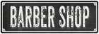 BARBER SHOP Shabby Chic Black Chalkboard Metal Sign Decor 106180050002