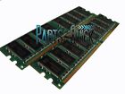 1GB 2X 512MB PC2700 DDR DIMM 184 pin Low Density Desktop Memory RAM