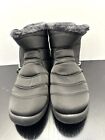 Women’s Winter Boots Warm Fur Lined Waterproof, Black Size 10/42