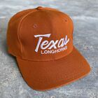 Vintage 90s UT Texas Longhorns Orange Wool Script Sports Specialty ￼Snapback Hat