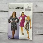 Butterick 5454 Sewing Pattern Wrap Dress Sleeve Options V-Neck Miss 8-14 UNCUT
