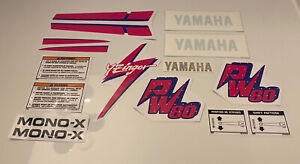 YAMAHA PW80 PW 80 YZinger Sticker Set 1991 1992