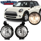 For Mini Cooper 2007-2015 Fog Lights Pair Front Bumper Driving Lamps Clear Lens (For: Mini)