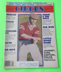 CRICUS MAGAZINE JANUARY 1982 PHIL COLLINS