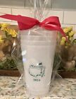 THE MASTERS AUGUSTA NATIONAL PLASTIC CUPS (SET OF 4) FROM 2024!  Scheffler Wins!