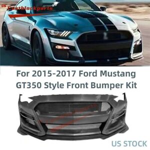 ✔For Ford Mustang 2015-2017 Facelift GT500 Shebly Style Upgrade Front Bumper Kit
