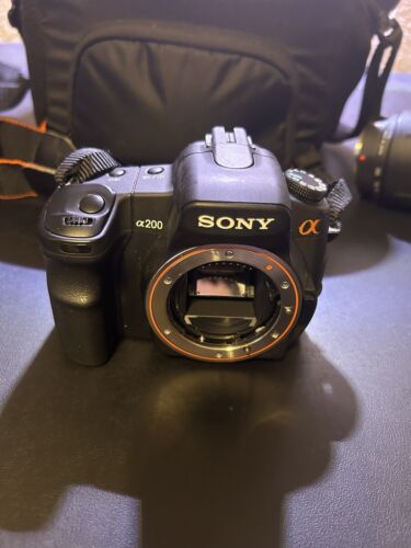 Sony Alpha DSLR-A200 10.2MP Digital SLR Camera - Black