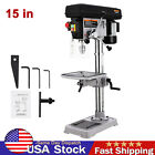 15'' Benchtop Drill Press Pure Copper Motor 12Variable Speed 288-3084RPM w/Guard