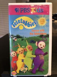 Teletubbies - Dance With The Teletubbies (VHS, 1997, 1999) Vol 2 OOP White Clam