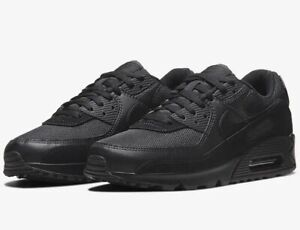 Nike Air Max 90 Men’s Shoes Triple Black Sz7.5 CN8490 003