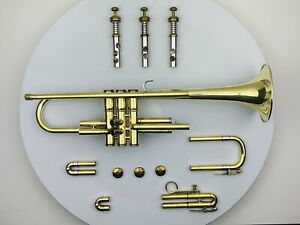 1967 Olds Ambassador Raw Brass Trumpet - EXCELLENT CONDITION w/ New ProTec Case!
