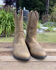 ARIAT HERITAGE TAN DISTRESSED LEATHER R TOE ROPER COWBOY BOOTS #10019880 MENS 12