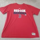 Boston Red Sox Nike Shirt Mens Extra Large Red Performance DriFit MLB Baseball