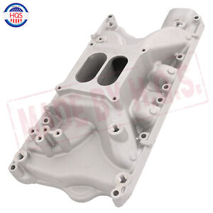 Dual Plane Intake Manifold Aluminum For Ford Small Block Windsor 351W 5.8L V8