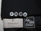 CANALI 1934 Made in Italy 44S (US) Black Travel Water Resistant Blazer Jacket