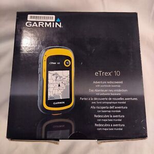 Garmin eTrex 10 Worldwide Handheld GPS Navigator Hiking Hunting Fishing Geocach