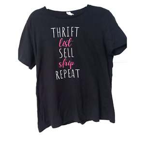 Reseller T-shirt Thrift List Sell Ship Repeat sz L