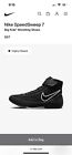 Size 11.5 Nike Leather Speed Sweep VII Wrestling Shoes 366683-001