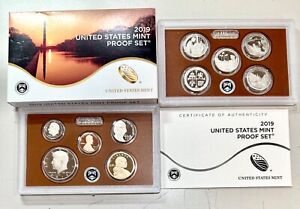 2019-S U.S. CLAD PROOF SET  WITH BOX AND COA   NO EXTRA W PENNY