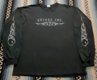 Vintage Briggs Inc Omaha Thrashed Poker Run Charity Biker Black T Shirt Size XL