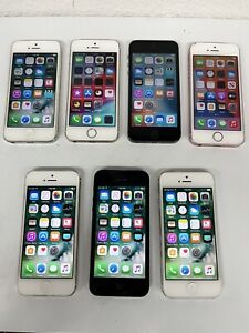 Lot Of 7 | Apple iPhone 5-SE 16GB-64GB (A1428-A1662) UNLOCKED ATT T-MO Used Z6