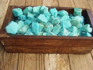 1000 Carat Lots of Unsearched Natural Amazonite Rough - Plus a FREE Faceted Gem