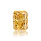 0.33 Carat Loose Yellow Diamond Radiant VS2 GIA Certified Fancy Gift Jewelry